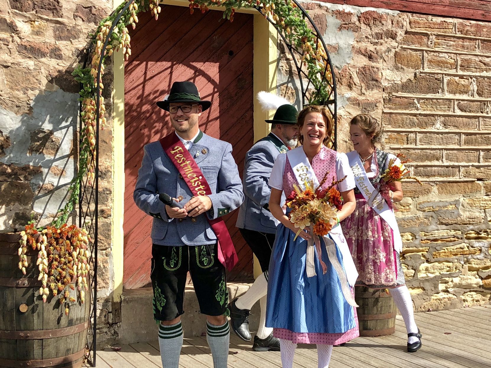 Oktoberfest 2019 royalty announcement and golden keg procession
